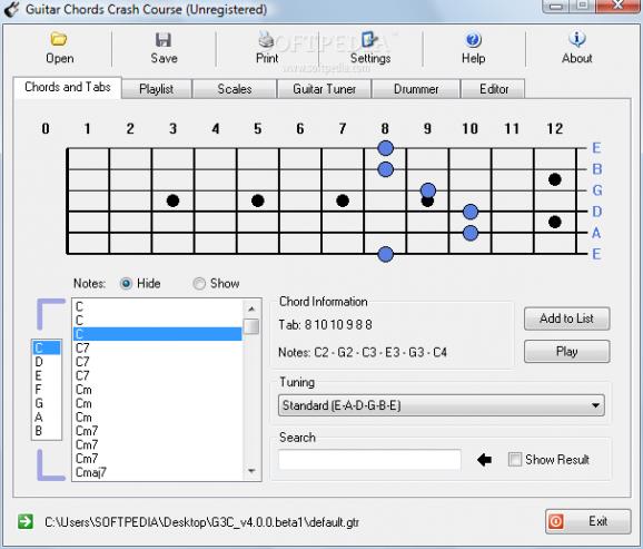 Guitar Chords Crash Course screenshot