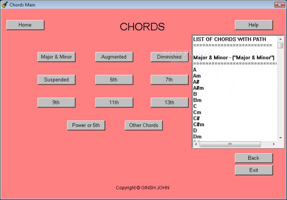 Guitar Chords screenshot