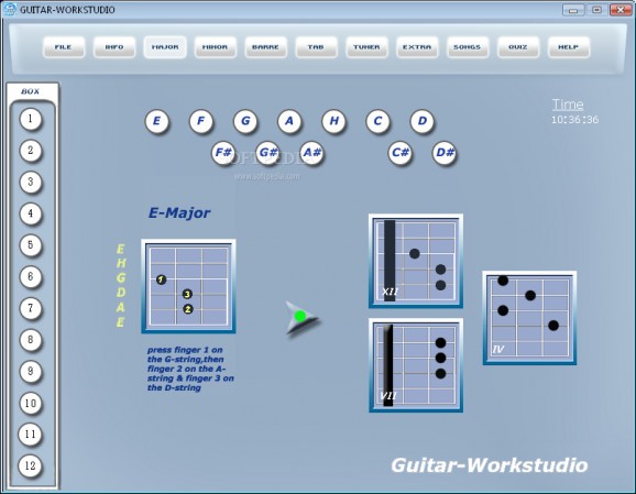 Guitar WorkStudio screenshot