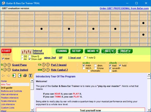Guitar and Bass Ear Trainer screenshot