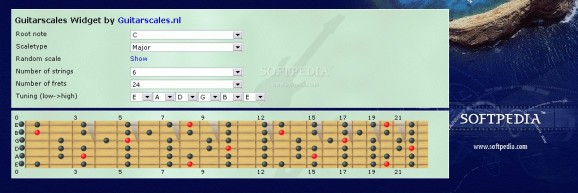 GuitarScales Drawer screenshot