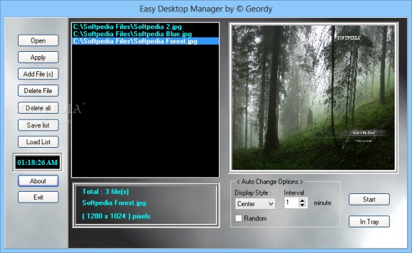 Easy Desktop Manager (formerly Gwallchanger) screenshot