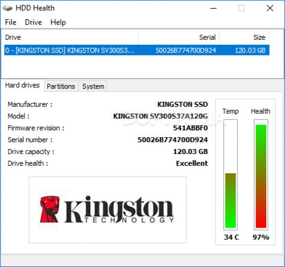 HDD Health screenshot