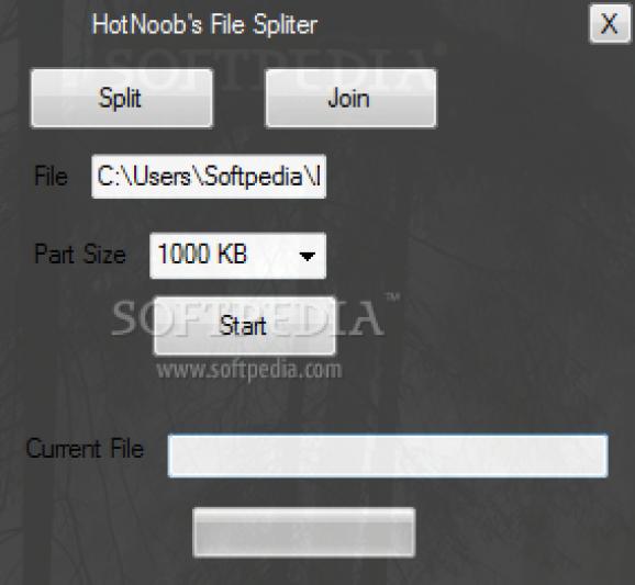 HN File Spliter screenshot
