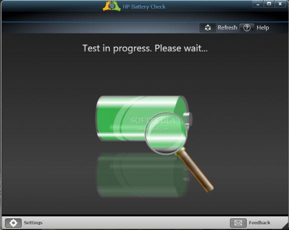 HP Battery Check screenshot
