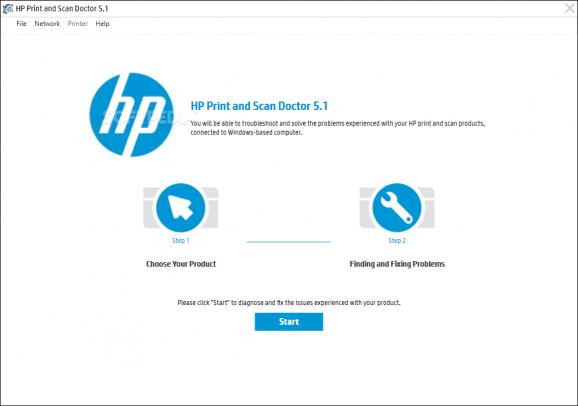HP Print and Scan Doctor (formerly HP Scan Diagnostic Utility) screenshot