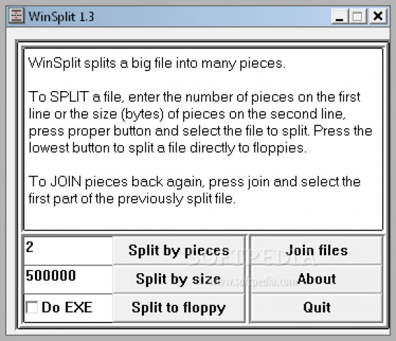 HP WinSplit screenshot