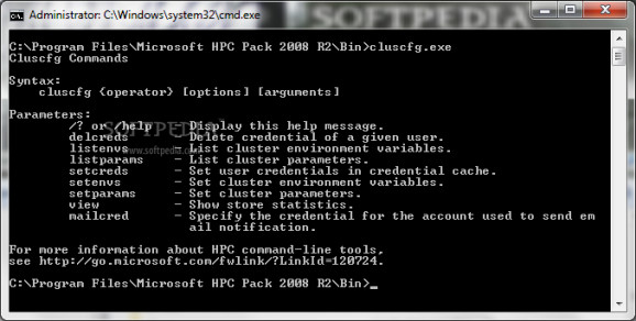 HPC Pack 2012 Client Utilities Redistributable Package screenshot
