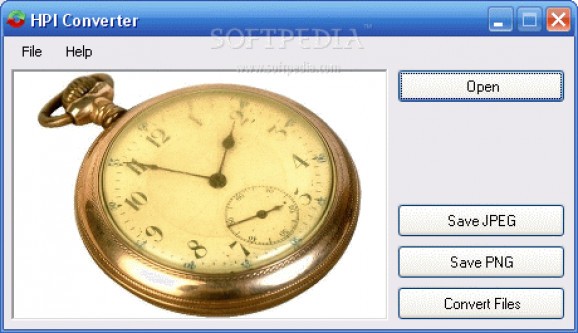 HPI Converter screenshot