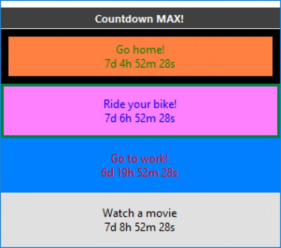 Countdown MAX! screenshot