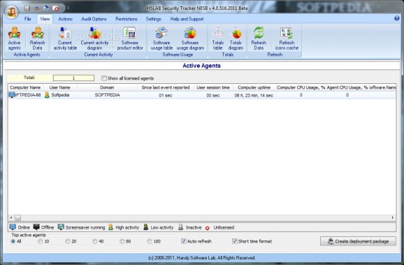 HSLAB Security Tracker NESB screenshot