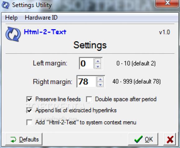 HTML-2-Text screenshot