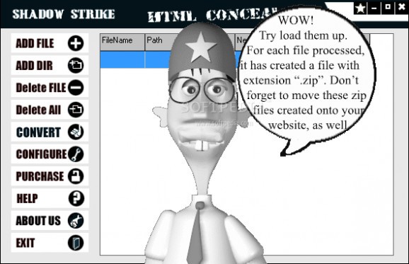 HTML Conceal screenshot