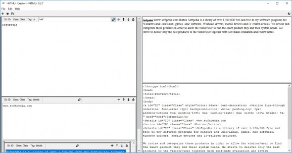 HTML Creator screenshot