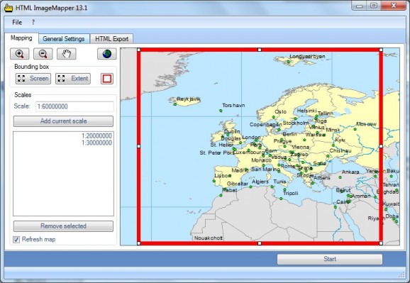 HTML ImageMapper screenshot