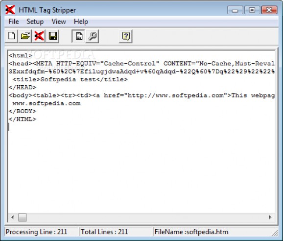 HTML Tag Stripper screenshot
