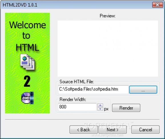 HTML2DVD screenshot