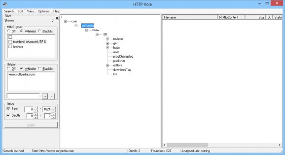 HTTP Vole screenshot