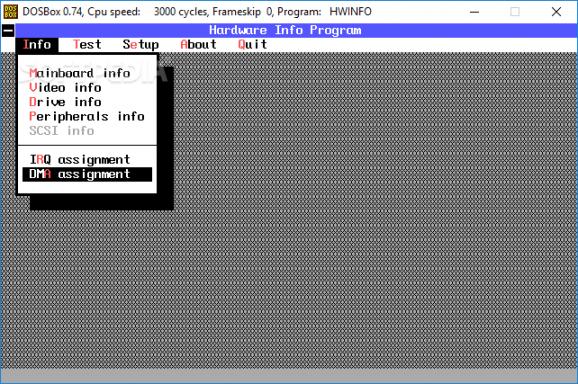 HWiNFO for DOS screenshot