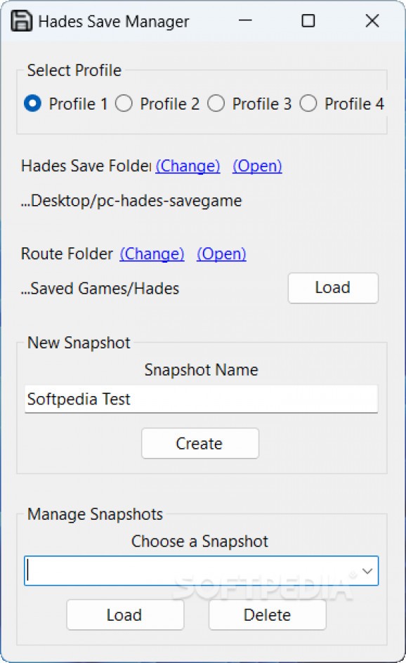 Hades Save Manager screenshot