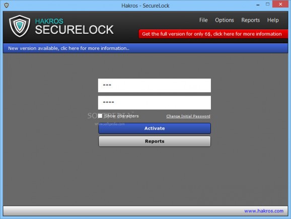 Hakros - SecureLock screenshot