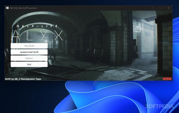Half-Life: Alyx NoVR Launcher screenshot