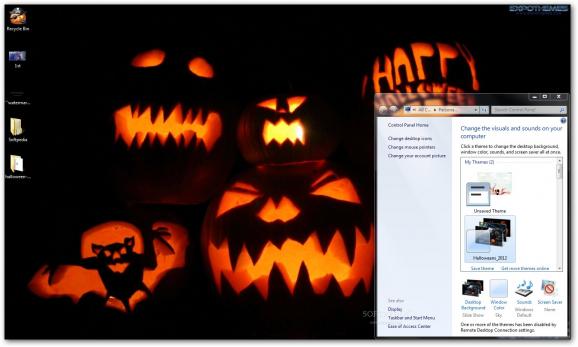 Halloween 2012 Theme screenshot