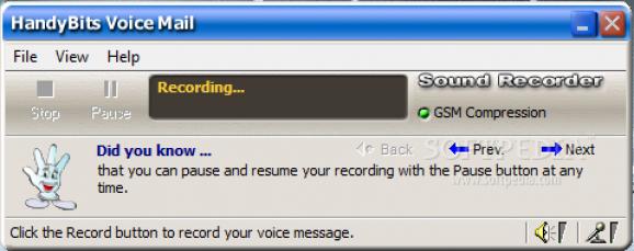 Handybits Voice Mail screenshot