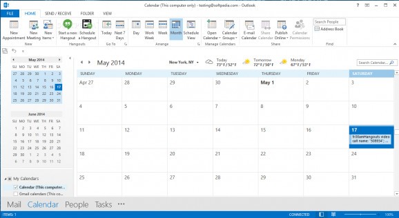 Hangouts Plugin for Microsoft Outlook screenshot