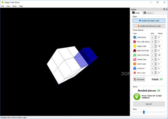 Happy Cube Solver screenshot