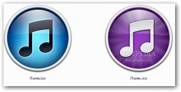 iTunes 10 icons screenshot