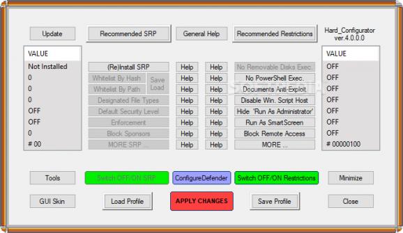 Hard_Configurator screenshot