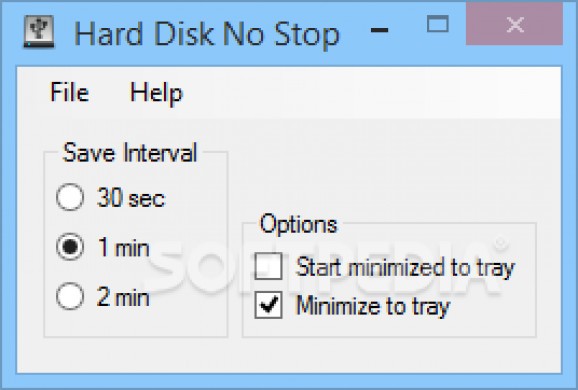 Hard Disk No Stop screenshot