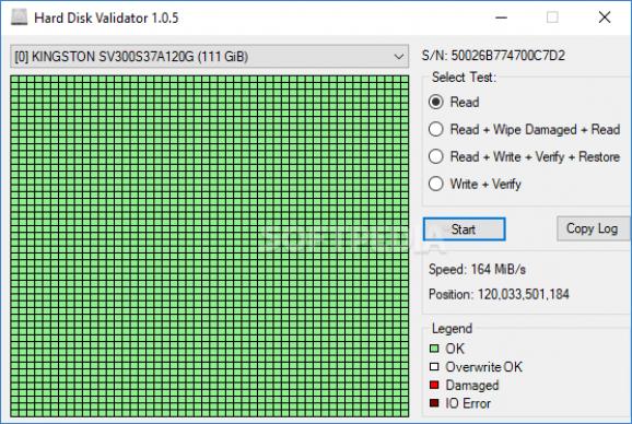 Hard Disk Validator screenshot