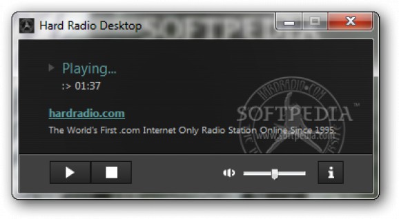 Hard Radio Desktop screenshot