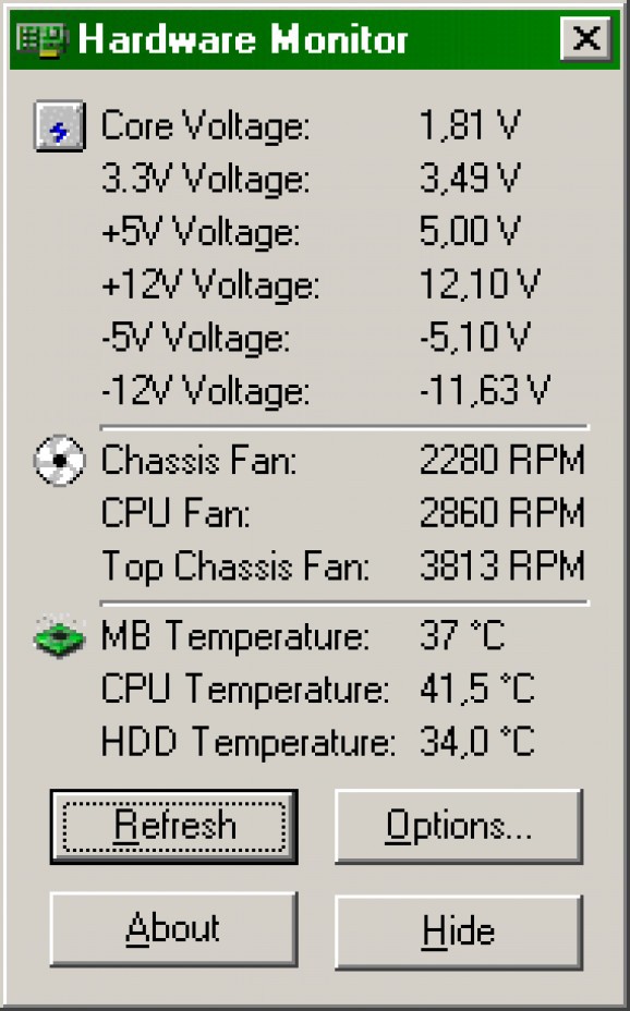 Hardware Monitor screenshot