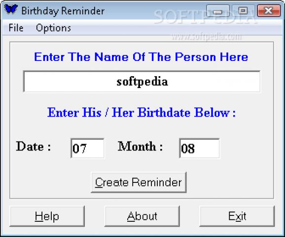 Harshal Birthday Reminder screenshot