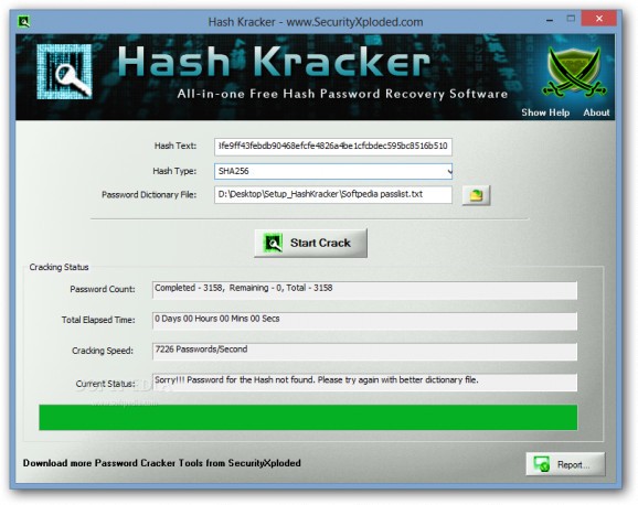 Hash Kracker Portable screenshot