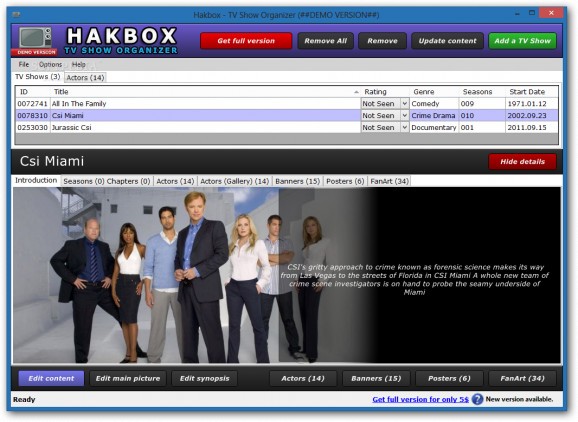 Haxbox - TV Show Organizer screenshot