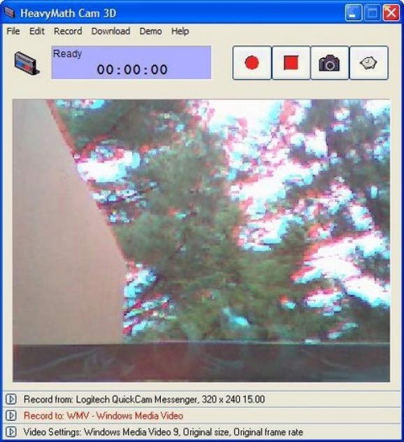 HeavyMath Cam 3D Webmaster Edition screenshot