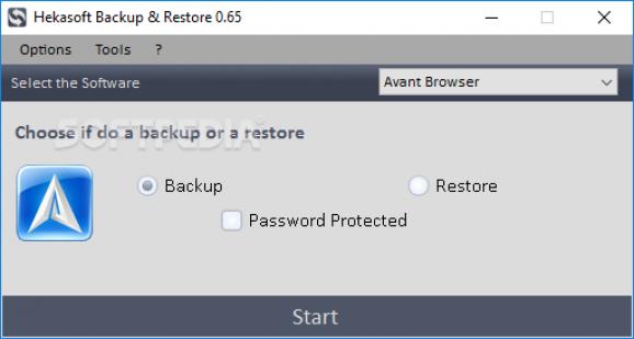 Hekasoft Backup & Restore screenshot