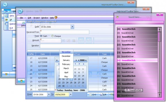HelpVistaXPDiamond Enterprise Edition 2008 screenshot