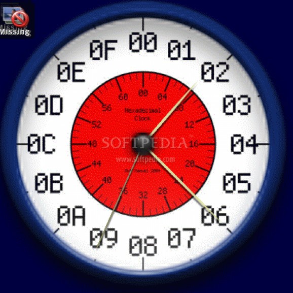 Hex Clock screenshot