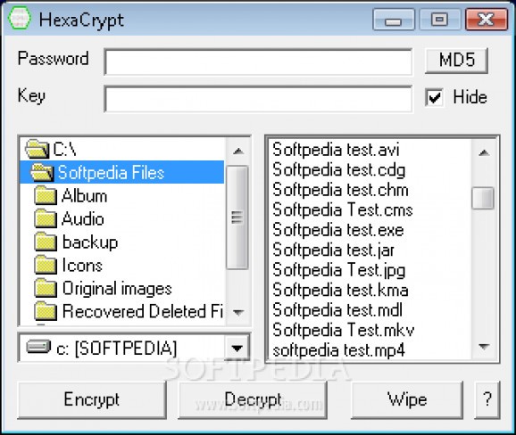 HexaCrypt screenshot