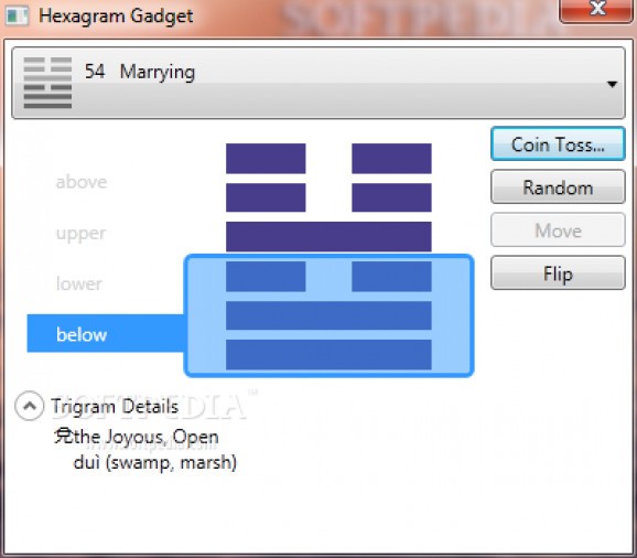 Hexagram Gadget screenshot