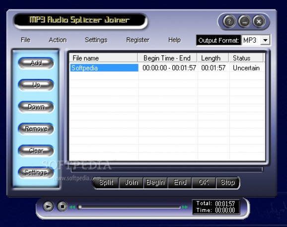 HiFi MP3 Splitter Joiner screenshot