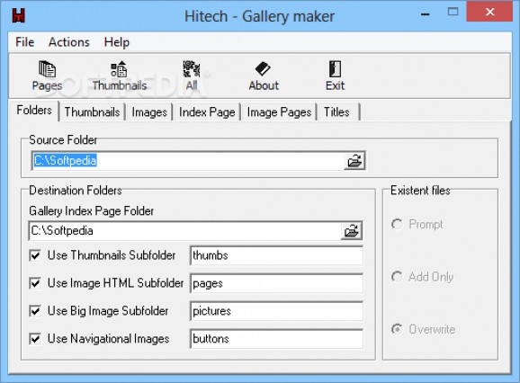 HiTech Gallery Maker screenshot