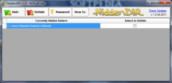 HiddenDIR screenshot