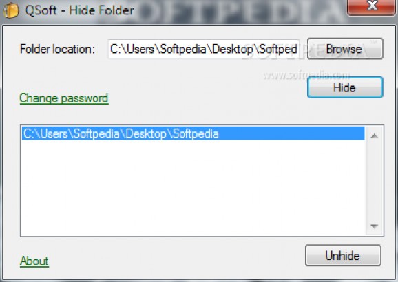 Hide Folder screenshot