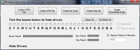 HideCalc screenshot